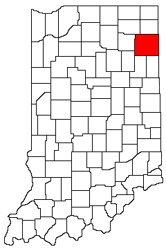 Allen County Indiana Location Map