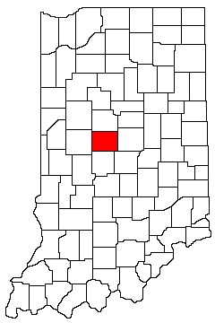 Boone County Indiana Location Map