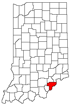 Clark County Indiana Location Map