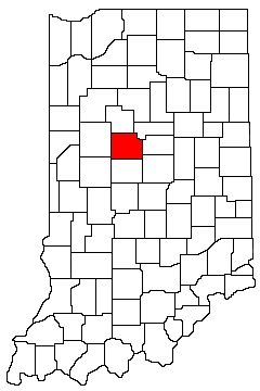 Clinton County Indiana Location Map