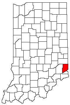 Dearborn County Indiana Location Map