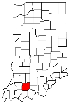 Dubois County Indiana Location Map