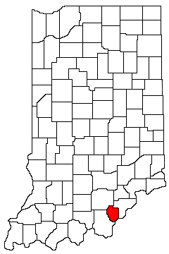 Floyd County Indiana Location Map