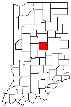 Hamilton County Indiana Location Map