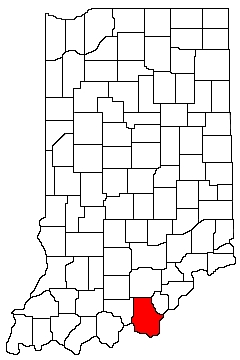 Harrison County Indiana Location Map