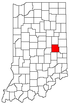 Henry County Indiana Location Map