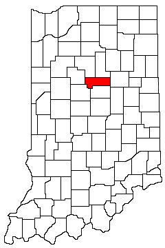 Howard County Indiana Location Map