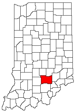 Jackson County Indiana Location Map