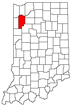 Jasper County Indiana Location Map