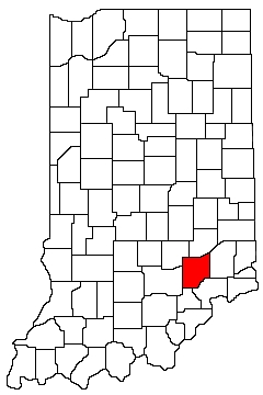 Jennings County Indiana Location Map
