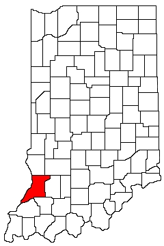 Knox County Indiana Location Map