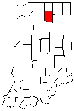 Kosciusko County Indiana Location Map