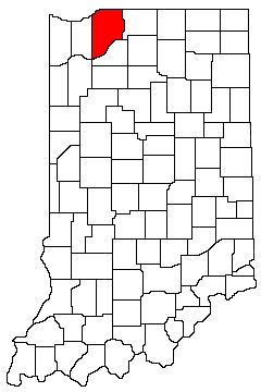 LaPorte County Indiana Location Map