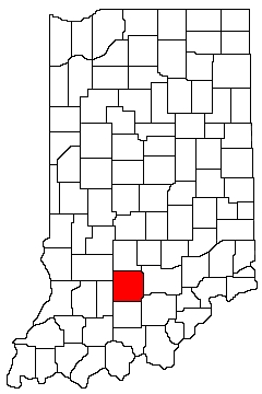 Lawrence County Indiana Location Map