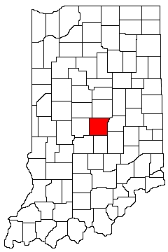 Marion County Indiana Location Map