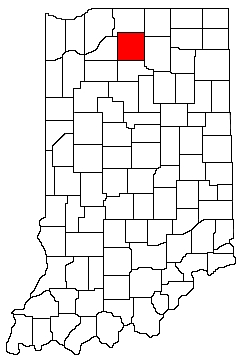 Marshall County Indiana Location Map