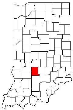 Monroe County Indiana Location Map
