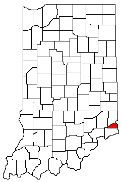Ohio County Indiana Location Map