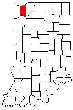 Porter County Indiana Location Map