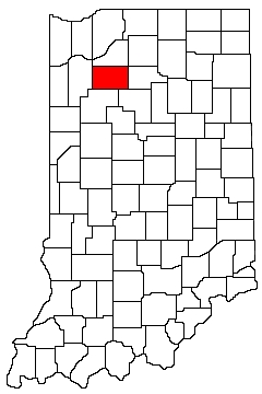 Pulaski County Indiana Location Map