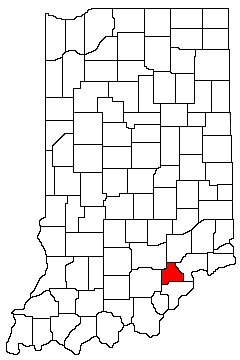 Scott County Indiana Location Map