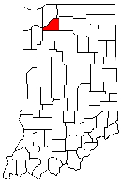 Starke County Indiana Location Map
