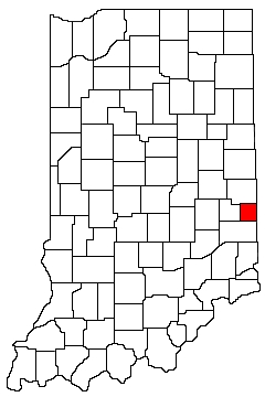 Union County Indiana Location Map