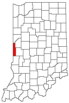 Vermillion County Indiana Location Map