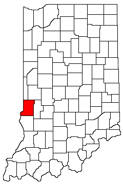 Vigo County Indiana Location Map