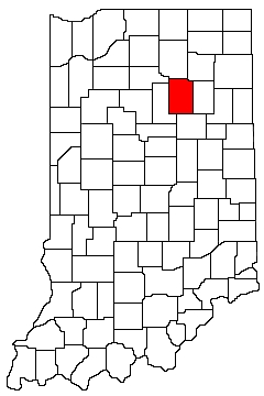 Wabash County Indiana Location Map