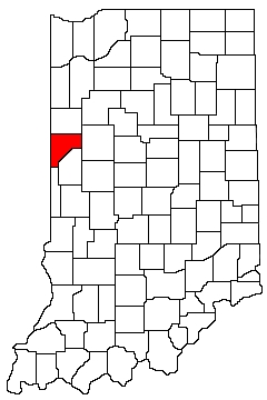 Warren County Indiana Location Map