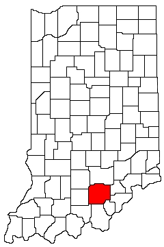 Washington County Indiana Location Map