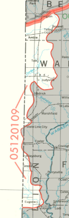 Vermillion Watershed Map