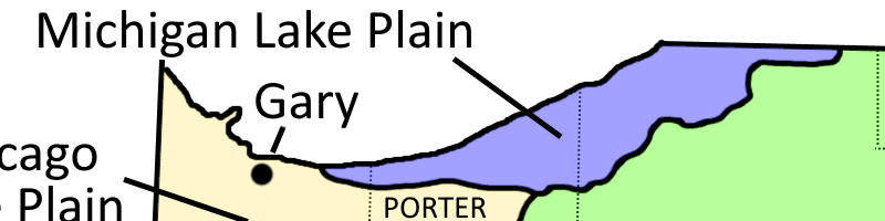 Michigan Lake Plain Ecoregion Map
