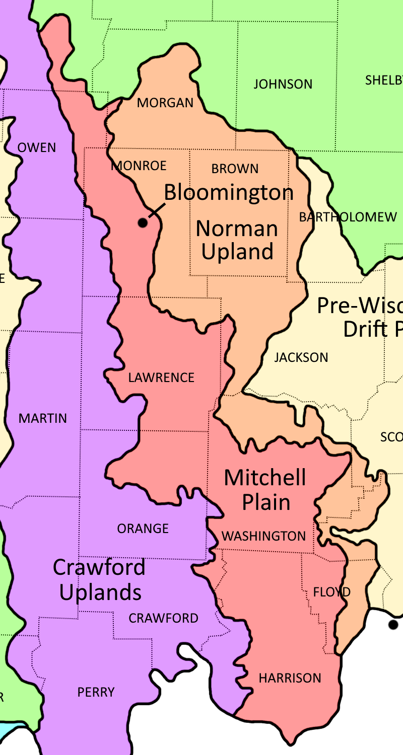 Mitchell Plain Ecoregion Map